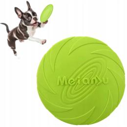 Frisbee Dysk Talerz Do Rzucania Dla Psa Małego Średniego 15 CM Zielone