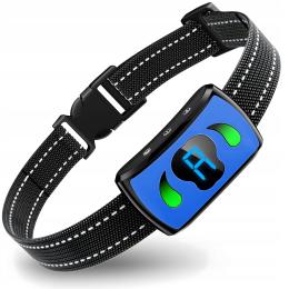 Obroża Antyszczekowa Uciszająca Treningowa Elektryczna Dla Psa 4 Poziomy