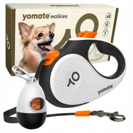 Mały Pies do 12 Kg Lekka Smycz Automatyczna dla Psa Zwijana Taśma