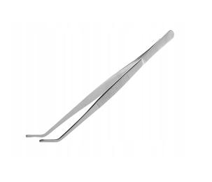 Pęseta pinceta stalowa skośna długa 25 cm do terrarium akwarium owady