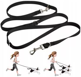 Smycz Regulowana Przepinana Taśma Treningowa Dla Psa Dwóch Psów 25MM 5M