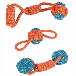 Zestaw 3 Szarpaków Dla Psa Pupila Do Zabawy Trwałe Estetyczne i Różnorodne