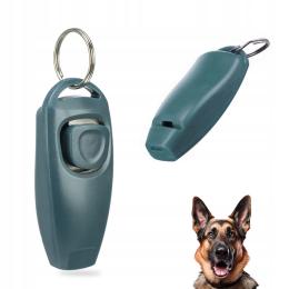 Kliker Klikacz Clicker Z Gwizdkiem Nauka Trening Tresura Psa Trixie 2w1 MIX