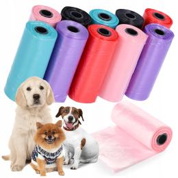 Woreczki na psie odchody torebki kupy biodegradowalne Bio 150 sztuk mocne