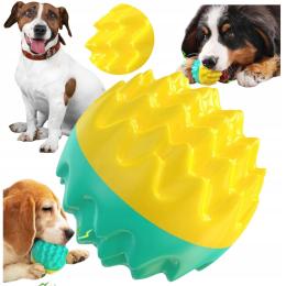 Piłka Dla Psa Zabawka Gumowy Gryzak Dentystyczny Wypustkami Czyści Zęby