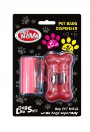 Etui 1 Rolka Woreczków Na Kupy Kolor Czerwony