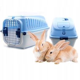 Transporter XL Niebieski Dla Królika, Szynszyla, Kota