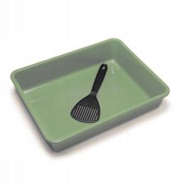 Kuweta dla kota prostokątna z łopatką 37x27