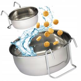 Miska Zawieszana Metalowa Paśnik Na Kojec Klatka Dla Chomika Gryzoni Ptaków