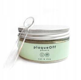 PlaqueOff 40 g – Suplement z alg na kamień nazębny dla psa i kota Plaque
