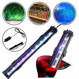 Listwa Napowietrzająca Do Akwarium Z Led Świetlówka Lampka 5W 60-100L 56cm