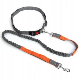 Smycz do biegania za amortyzatorem pas biodrowy