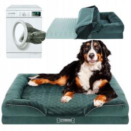 Legowisko dla Dużego Psa XXL 120x90 Ortopedyczne Wodoodporne Pianka Egg