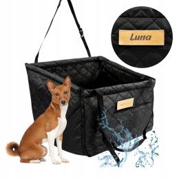 Transporter dla psa Fotelik samochodowy Duży Mata ochronna Grawer