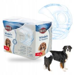 Pieluchy Pampersy Dla Suczki Suczek Z Rzepem Trixie Roz. XS-S/20-28CM 12SZT
