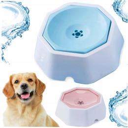 Miska Na Wodę Niechlapiąca Spowalniająca Picie Pływająca Psa Kota Duża 1,5L