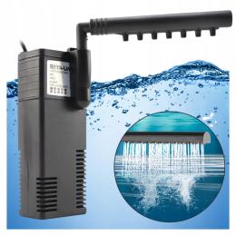 Filtr Wewnętrzny Do Akwarium Z Deszczownicą Cichy Mocny 8W 80-120L 600L/h