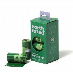 Earth Rated Woreczki na odchody 120szt Lawendowe