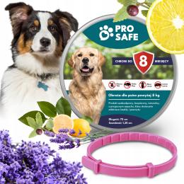 Pro Safe Obroża na Kleszcze Pchły Psa powyżej 8 kg Przeciwkleszczowa 72cm