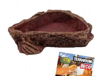 Bardzo mała miseczka do terrarium rozmiar 6x6x1cm