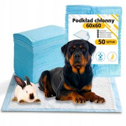 Podkłady Higieniczne Dla Psów 60X60 Ultra Chłonne Maty Do Nauki Sikania