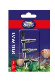 Aqua Nova Zaworek metalowy 3 wyjścia