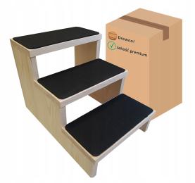 Schody Schodki Dla Psa Rampa Podest 3 Stopnie 30 cm Schody Dla Kota drewno