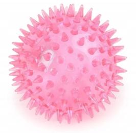 Gumowa Piłka Led Zabawka Dla Psa Piszczący Gryzak Jeżyk