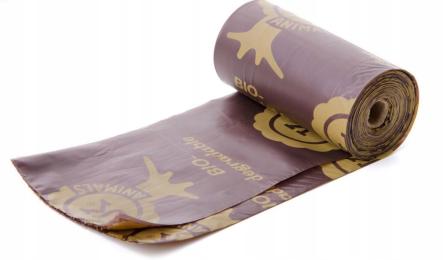 Woreczki na psie kupy Biodegradowalne waniliowe Jk Animals 1 Rolka x 15szt