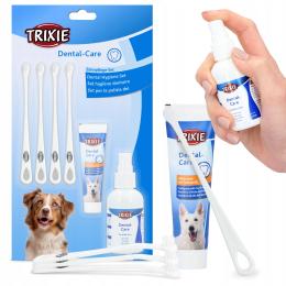 6x Szczoteczka Zębów Psa Kota Pasta Spray 50 ml Zestaw Czyszczenia Mycia