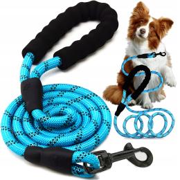 Mocna Smycz Dla Psa Kota Odblaskowa 150 CM