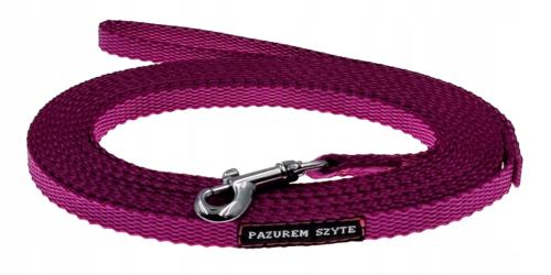 Pazurem Szyte smycz linka treningowa 10mm 1cm 7m fuksja małego psa pp