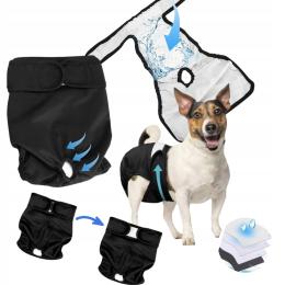 Majtki Wielokrotnego Użytku Dla Psa Kota Na Cieczke Ruje Pieluchomajtki M