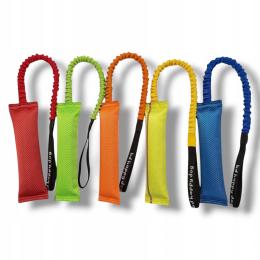 Mocny gryzak szarpak dla psa z amortyzatorem 30x8cm z węża strażackiego