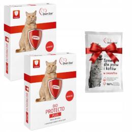 Over Zoo Bio Protecto obroża dla kota 35cm 2szt