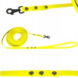 Smycz Linka Wodoodporna Miękka Mały Pies Biothane Pvc Bezzapachowa 3M 10MM