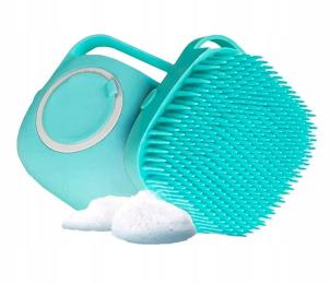 Szczotka Dla Psa Do Mycia Myjka Z Dozownikiem Na Płyn Szampon Do Kąpieli