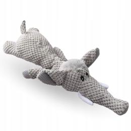 The Zoo Słoń Pluszowy Zabawka Dla Psa Piszcząca 35CM