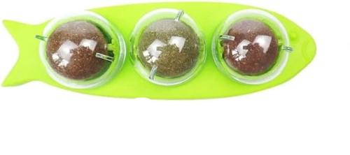 Zabawka z kocimiętką dla kota Kocimiętka 3 Kulki Obrotowe Zabawka