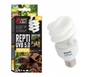 Żarówka Repti Planet Uvb 5.0 Tropical 13 W terrarium żółw