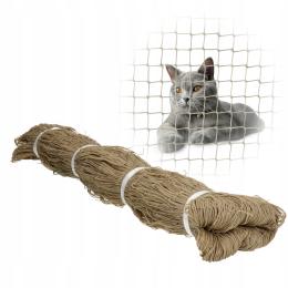 Siatka Na Balkon Dla Kota 8x3m Premium Wzmocniona Drutem 110g Oczko 30x30mm