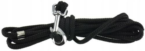 Champion Polski producent Smycz linka 0,6 cm 5 m. treningowa Czarna