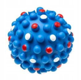 214 Piłka wzmocniona piszcząca 11,2 cm.