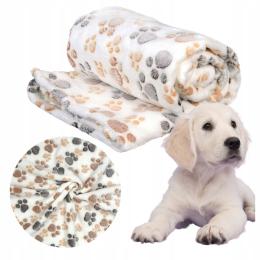 Polarowy Kocyk Dla Psa Koc Pluszowy Przytulny Ciepły Duży 100x70cm L