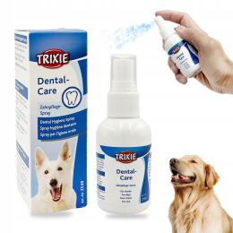 Środek Spray Na Brzydki Zapach Higiena Zębów Dziąseł Kamień Psa Trixie 50ML