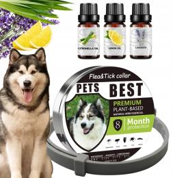Obroża Na Pchły Kleszcze Insekty Dla Psa 8 Miesięcy Ochrony 65 CM