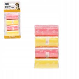 Worki na Psie Odchody Woreczki na kupy Mocne 80 sztuk Zestaw