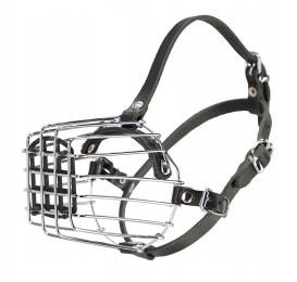 Kaganiec dla psa, metalowy nr 6 (obwód kufy 33cm), Owczarek niemiecki Dingo