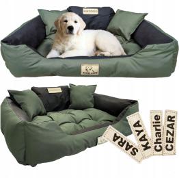 Legowisko dla Psa Kota Posłanie Kanapa Kojec Wodoodporne Imię 145x115 cm