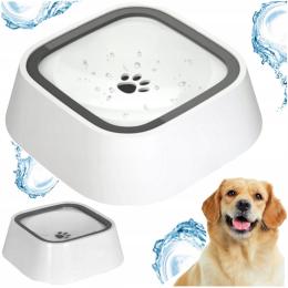 Miska Na Wodę Niechlapiąca 1,5L Spowalniająca Picie Pływająca Psa Kota Duża